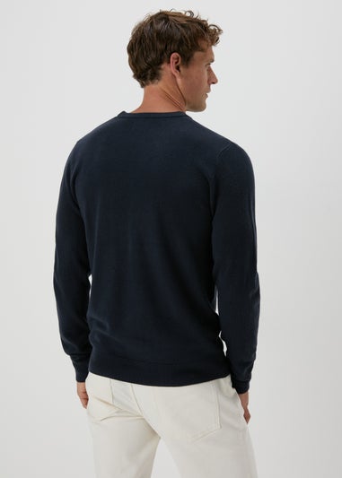 Navy Soft Touch Crew Neck Jumper