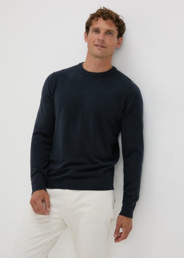 Navy Soft Touch Crew Neck Jumper