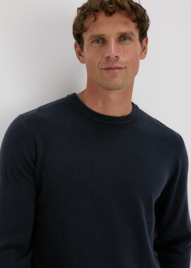 Navy Soft Touch Crew Neck Jumper