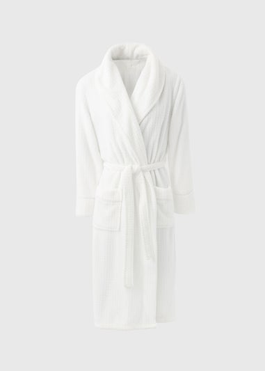 White Waffle Dressing Gown