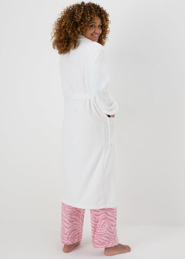 White Waffle Dressing Gown