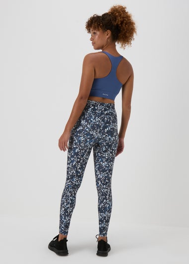 Souluxe Navy Slatter Print Leggings