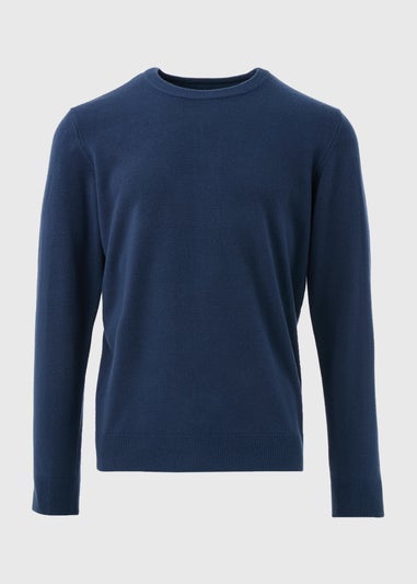 Navy Soft Touch Crew Neck Jumper