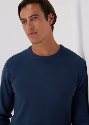 Navy Soft Touch Crew Neck Jumper