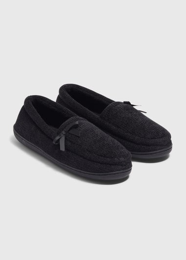 Matalan moccasin slippers deals