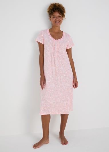 Pink Spot Print Nightie