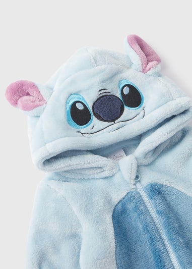 Disney Baby Blue Stitch Pramsuit (Newborn-18mths)