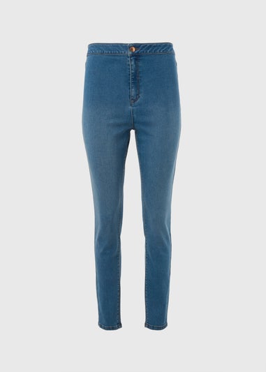 Mid Wash Jessie High Waisted Skinny Jeans