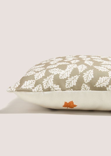 Cream Autumn Gnome Cushion (30cm x 50cm)