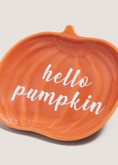 Orange Pumpkin Tea Bag Tidy (11.5cmx10.2cmx2cm)