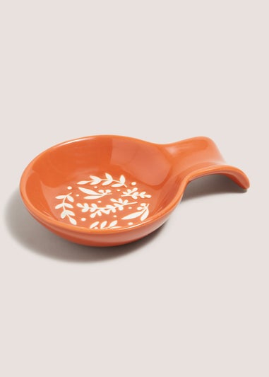 Orange Foliage Spoon Rest (17cmx11.5cmx3cm)