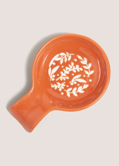 Orange Foliage Spoon Rest (17cmx11.5cmx3cm)