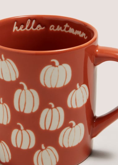 Orange Pumpkin Design Mug