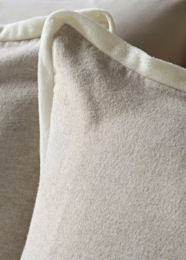 Natural Herringbone Duvet Set