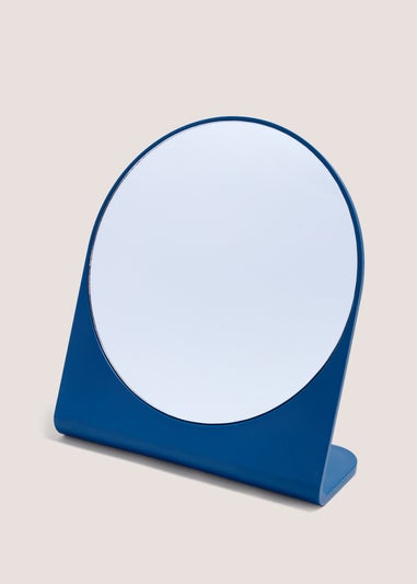 Blue Plastic Mirror (19x18x7cm)