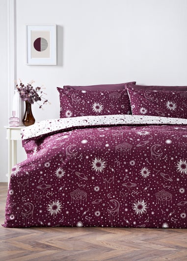 Purple Celestial Duvet Set