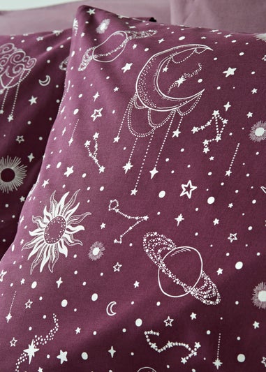 Purple Celestial Duvet Set