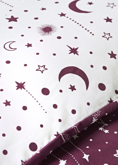 Purple Celestial Duvet Set