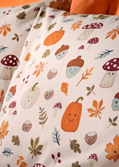 Orange Pumpkin Duvet Set