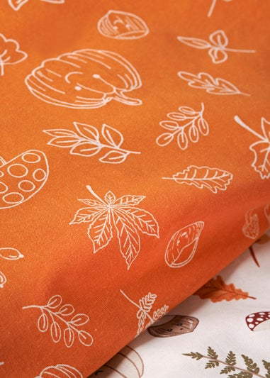 Orange Pumpkin Duvet Set