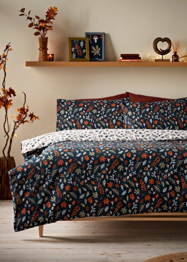 Navy Autumn Duvet Set