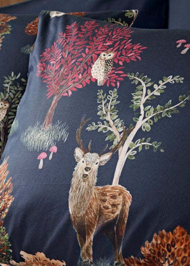 Navy Woodland Animals Duvet Set