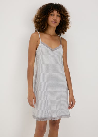 Grey Stripe Nightie