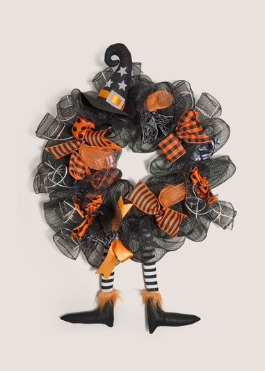 Halloween Witch Wreath (50cmx70cmx15cm)