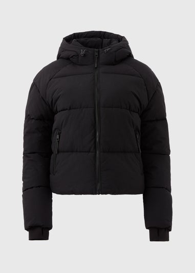 Black Padded Short Coat