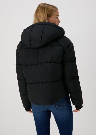 Black Padded Short Coat