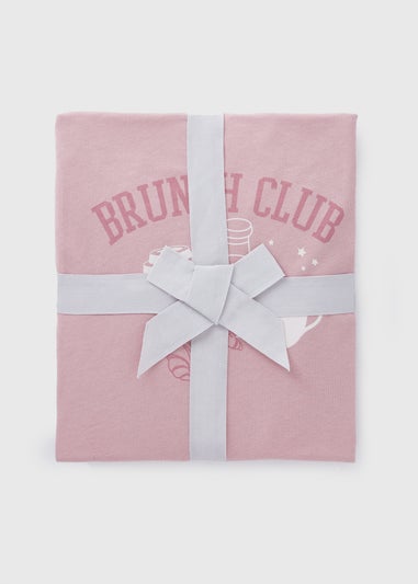 Pink Brunch Club Pyjama Set