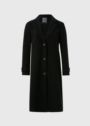 Black Crombie Coat