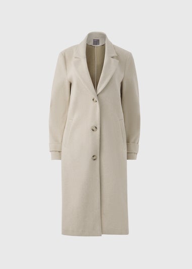 Oatmeal Crombie Coat