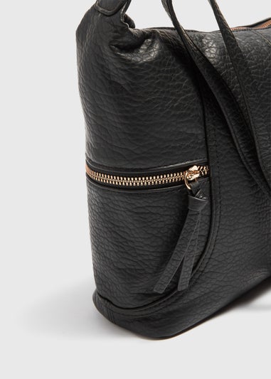 Black Slouch Cross Body Bag