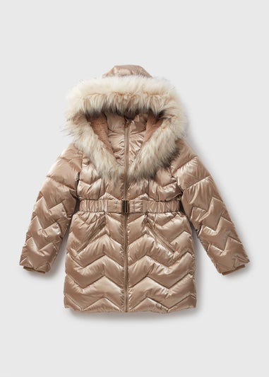 Girls Gold Padded Coat (7-15yrs)