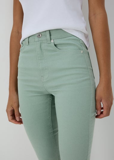 April Green Skinny Jeans