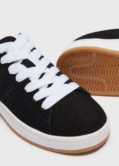 Black Stripe Skate Trainers