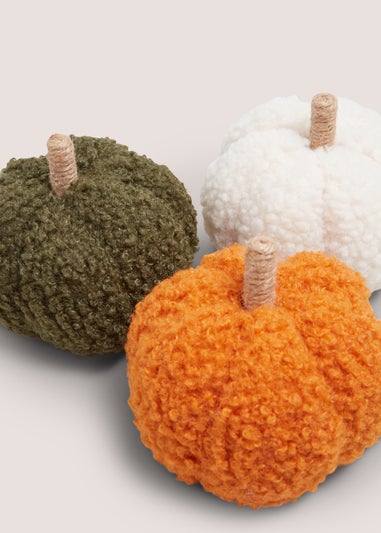 Set of 3 Felt Pumpkins