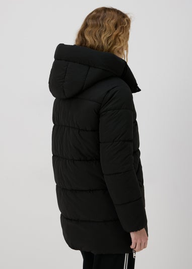 Black Mid Padded Coat