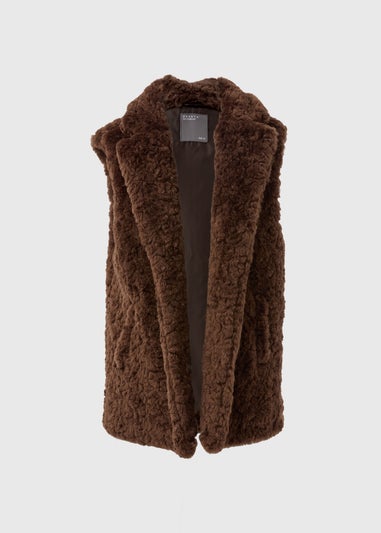 Brown Fur Gilet