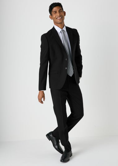 Taylor & Wright Panama Black Skinny Suit Jacket