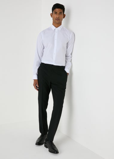 Taylor & Wright Black Skinny Fit Trousers