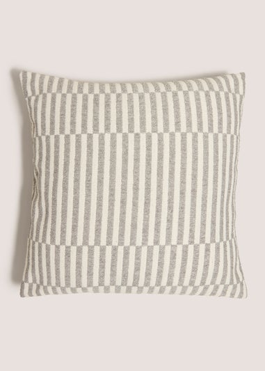 Grey Stripe Cushion