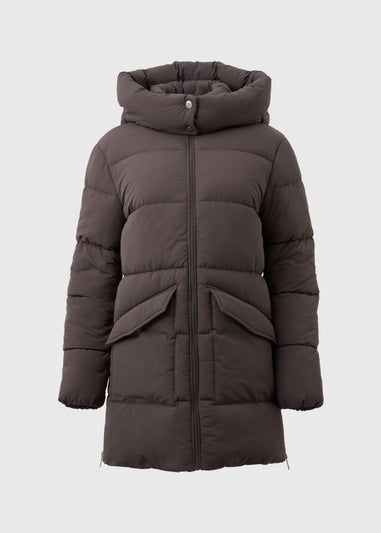 Grey Mid Padded Coat