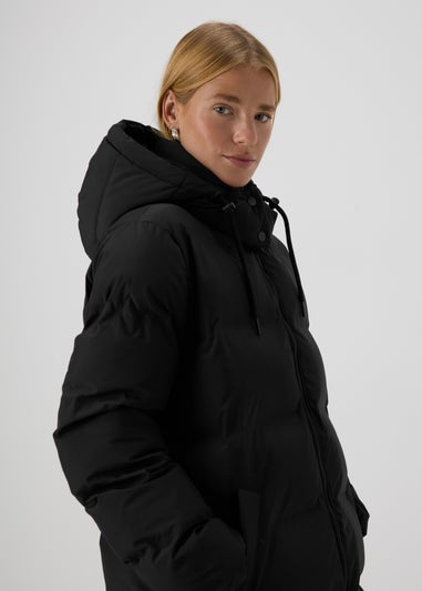 Black Long Padded Coat