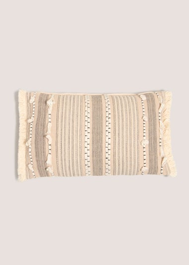 Cream Cabana Textured Cushion