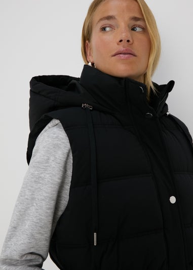 Black Mid Padded Gilet