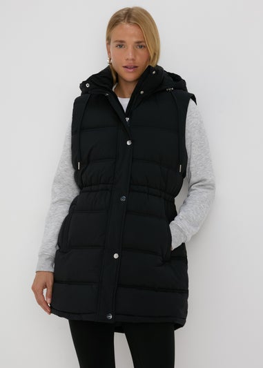 Black Mid Padded Gilet