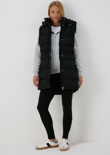 Black Mid Padded Gilet