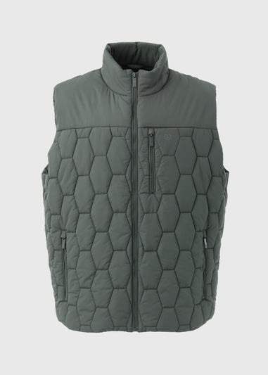 Lincoln Grey Quilted Gilet